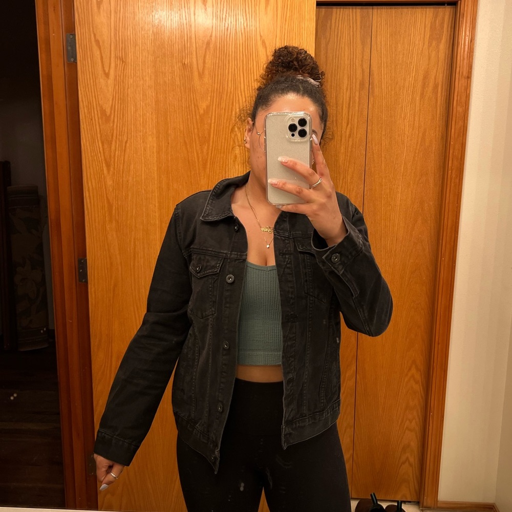 Black Jean Jacket